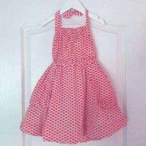 Crewcuts Size 4 Pink and Tan dress